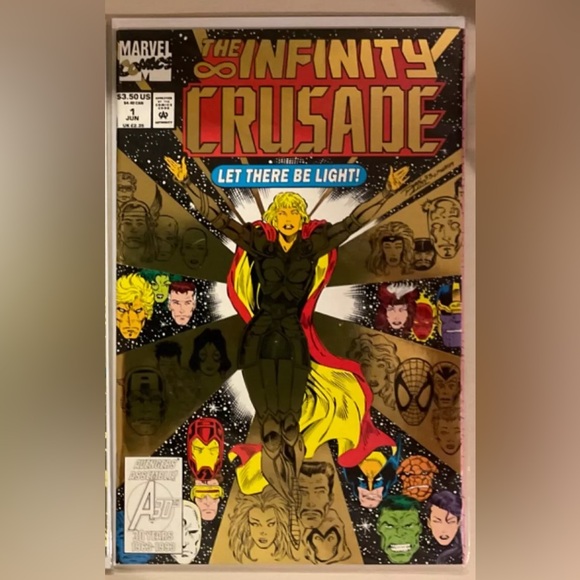 Warlock # 1, The Infinity Crusade # 1, Orgins of Galactus # 1  =8 books NM - Picture 7 of 10